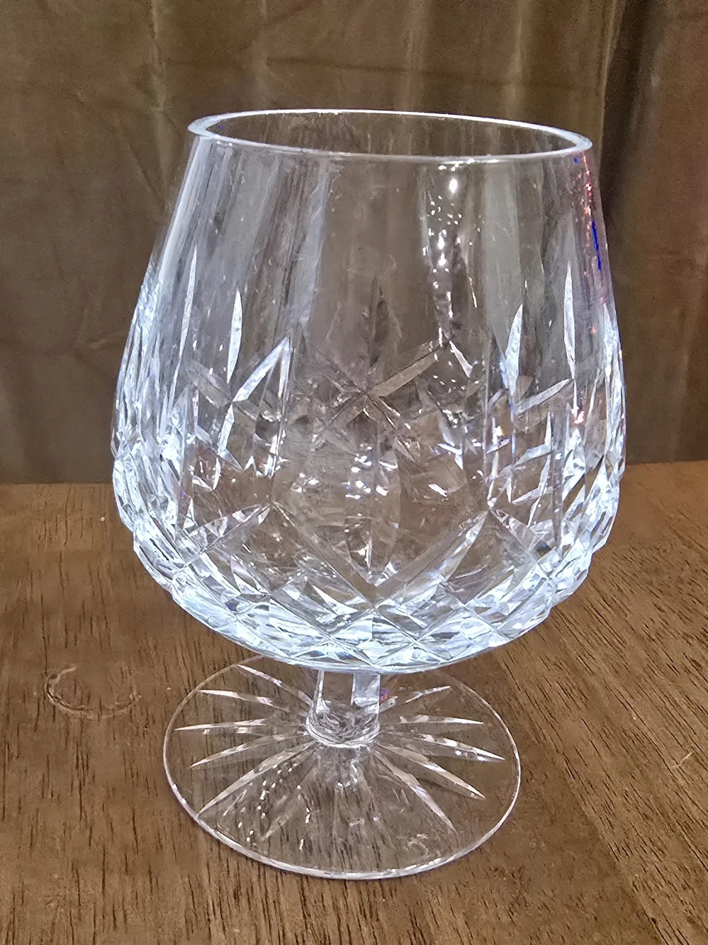 Waterford Lismore Crystal Brandy Snifter Cognac Glass 12 Oz Signed Ireland 5.25